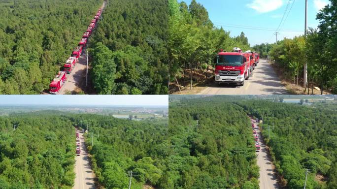 批量消防车 静态展示 森林防火 消防演练