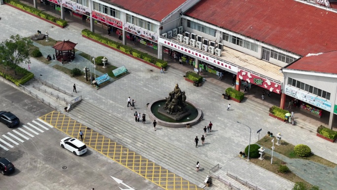 福建天福高速服务区景区航拍