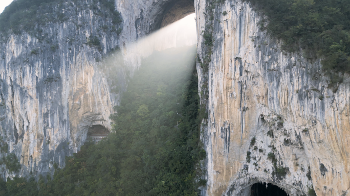 格凸河景区航拍4K