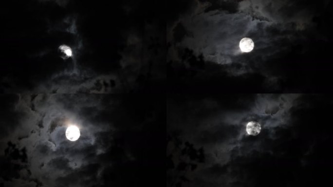 月亮4K中秋圆月