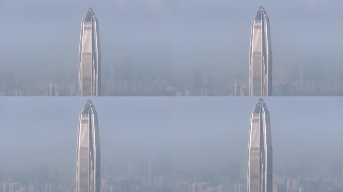 4K原素材-深圳市福田平安金融中心CBD
