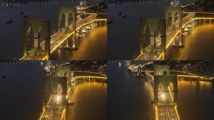 4K原素材-航拍澳门西湾大桥