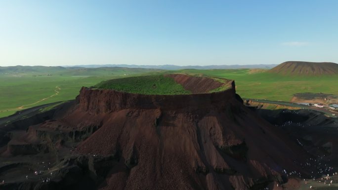 乌兰哈达火山航拍