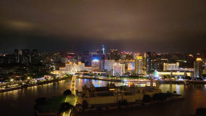 福建福州宣传片市区夜景航拍