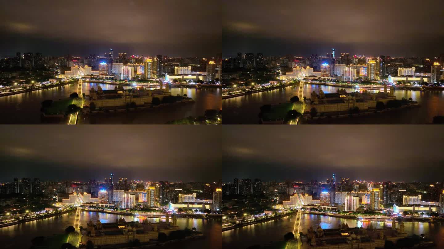 福建福州宣传片市区夜景航拍