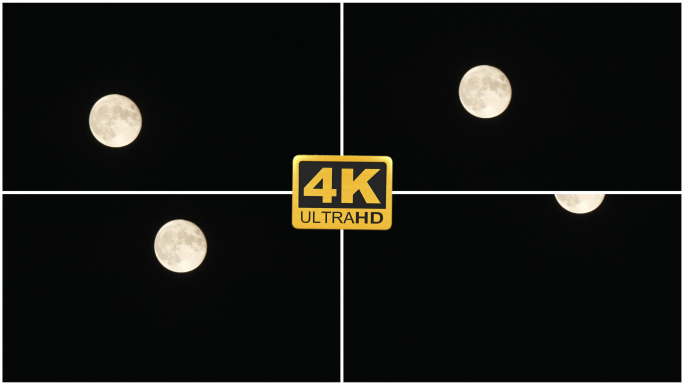 【4K】月亮升起延时