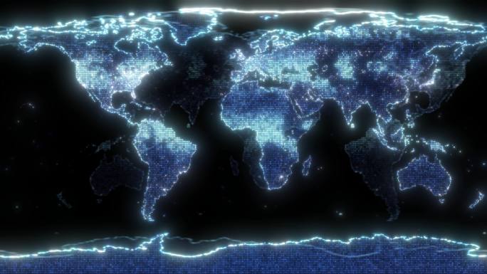 世界地图 地球仪展开