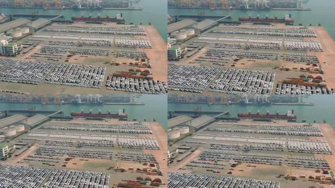 汽车或车辆运输船装载汽车运输到世界各地