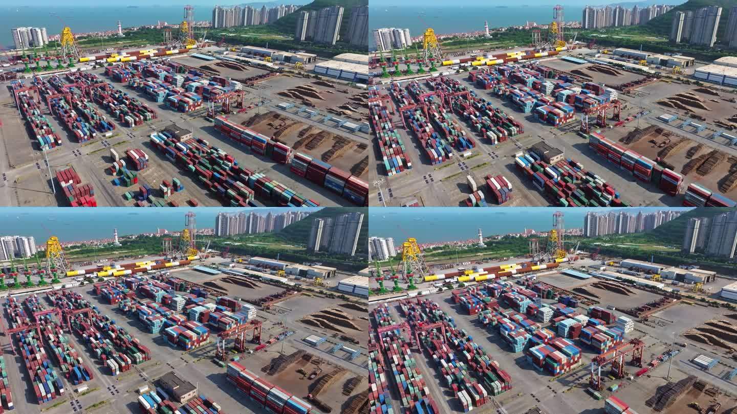 漳州港繁忙的港口