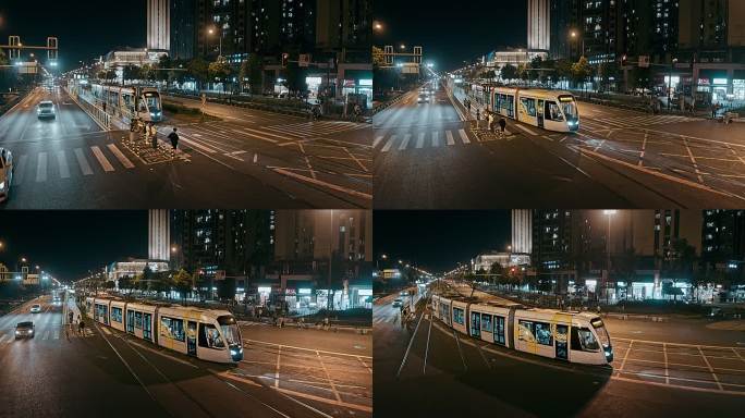 成都郫都区有轨电车郫都市区4K航拍宣传片