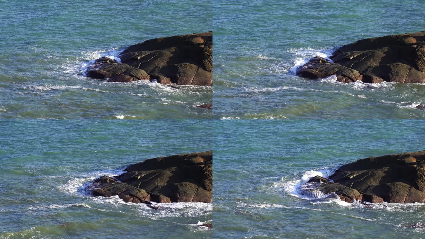 海上礁石海水海洋暗礁海岸线岩石大海风景