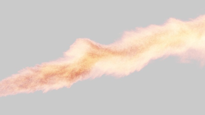 白色背景上的火焰。动画的火的背景。逼真火焰喷射器