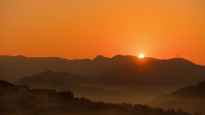 九仙山 日出 4k