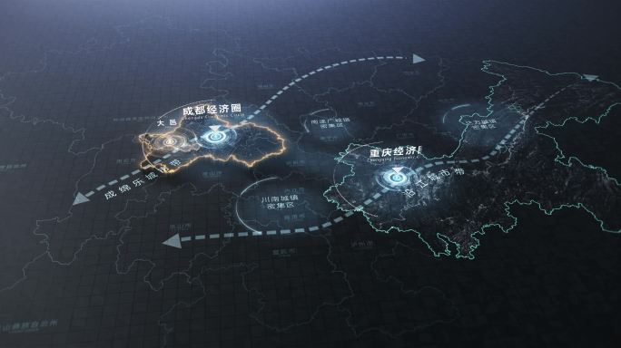 重庆成都地理位置区位地图