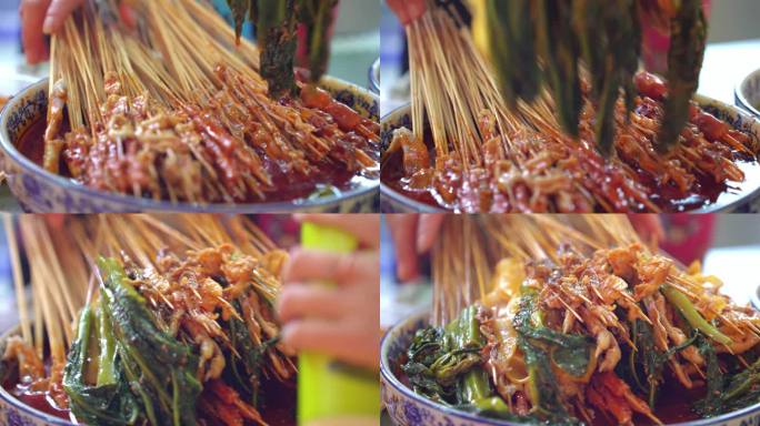 成都夜游锦江东门码头十二月市小吃