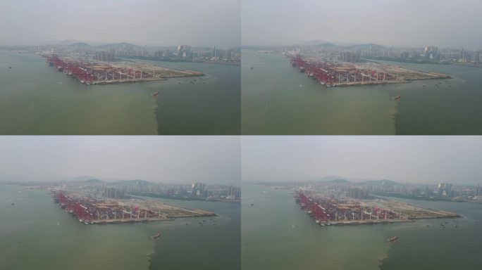 4K-Log-航拍深圳大铲湾码头