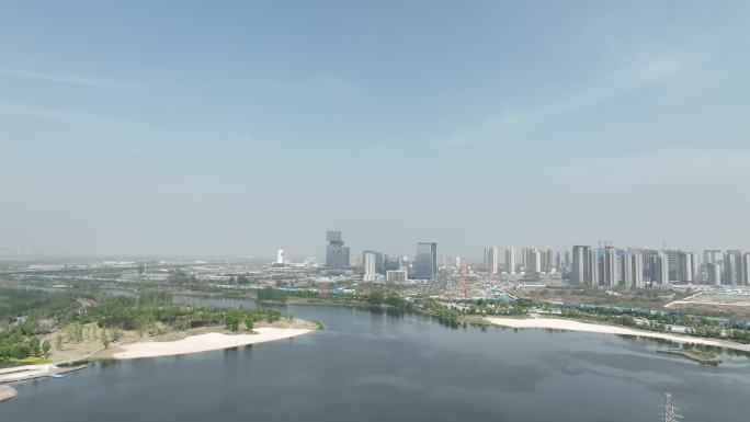 生态城市，西咸新区沣东沣河生态湿地公园