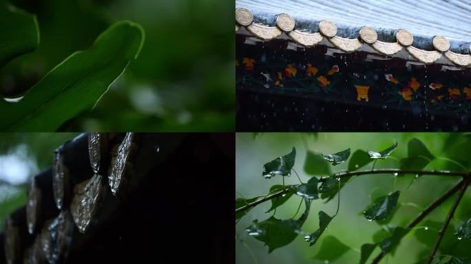 春雨秋雨屋檐水滴