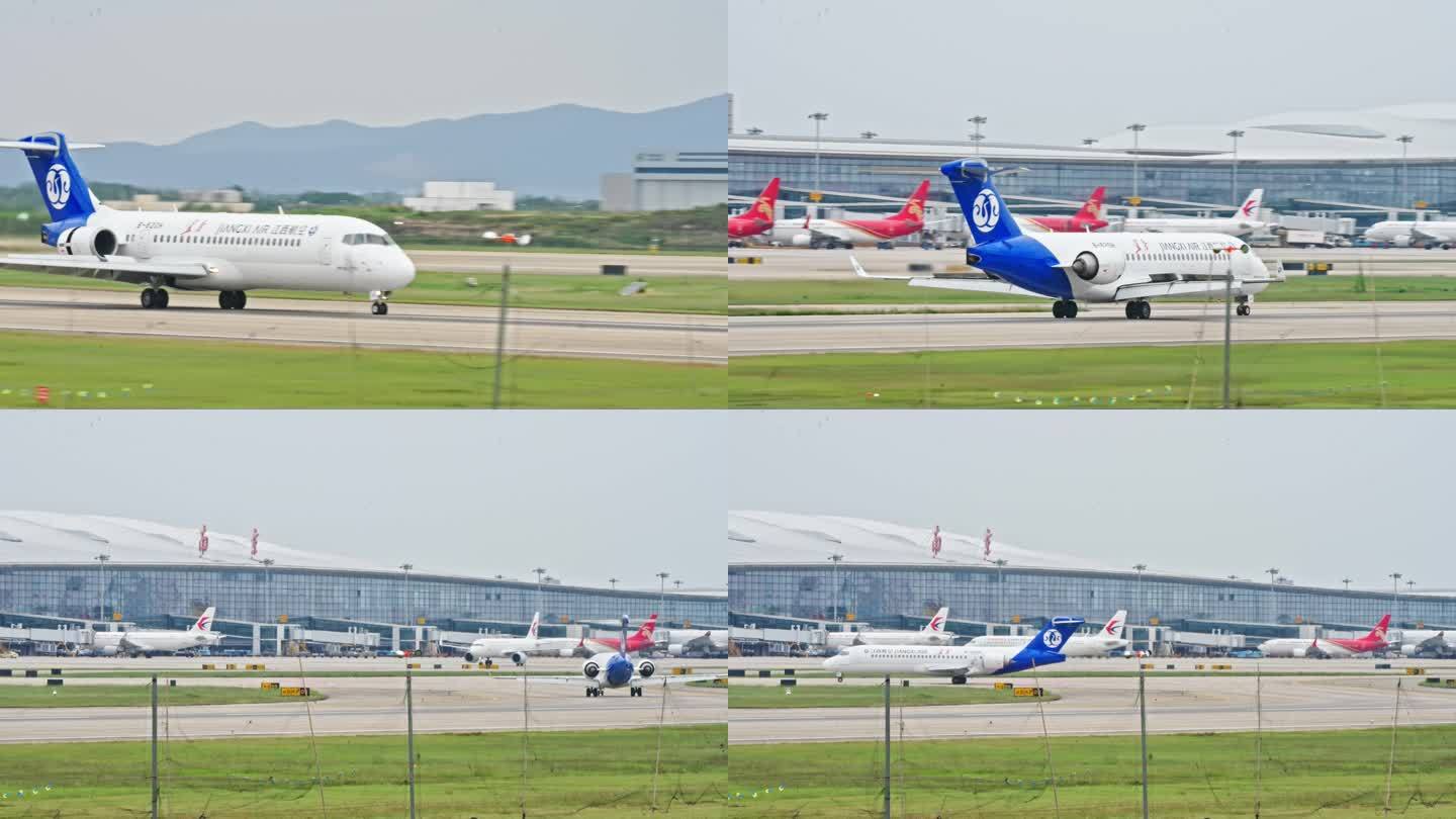 arj21降落NKG