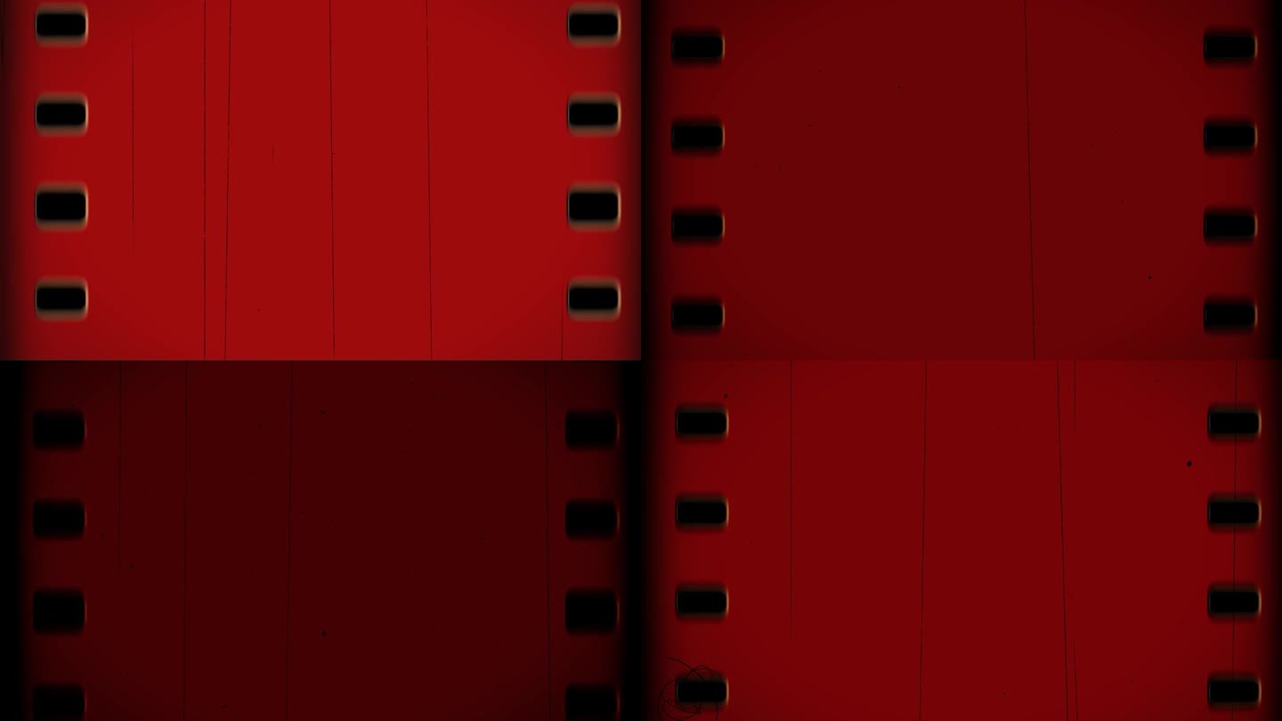 红色35mm胶片背景