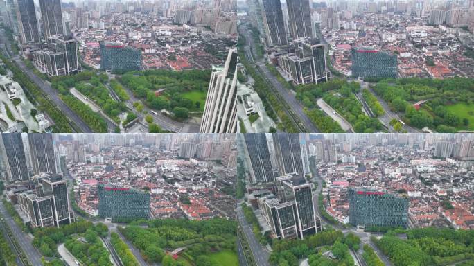 上海中国人民保险公司PICC大厦航拍5K