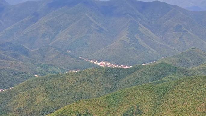 航拍群山青山万重山千里江山树林