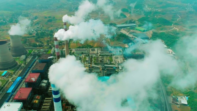 火力发电厂烟囱二氧化硫空气污染