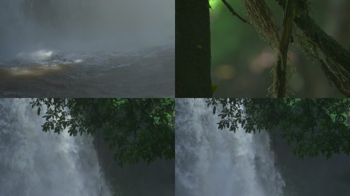 雨林瀑布-高速摄影