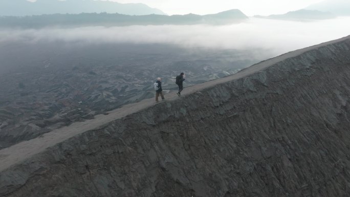 爬山风景与徒步