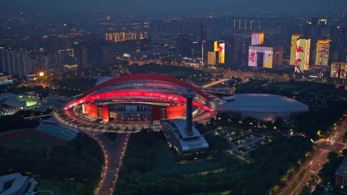 南京奥体 江苏大剧院 河西金融城夜景