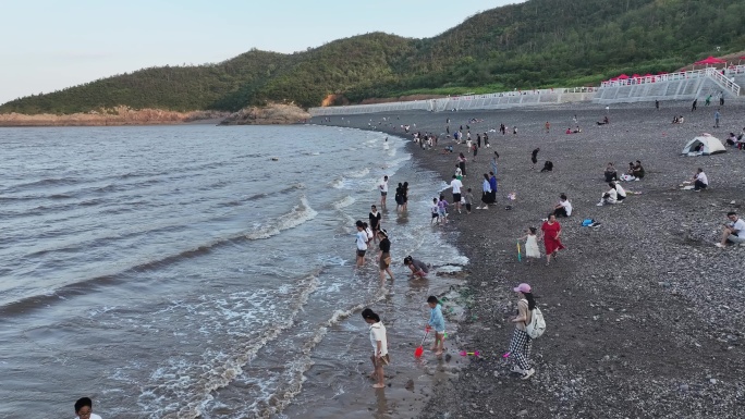 台州玉环沙门日岙后沙航拍