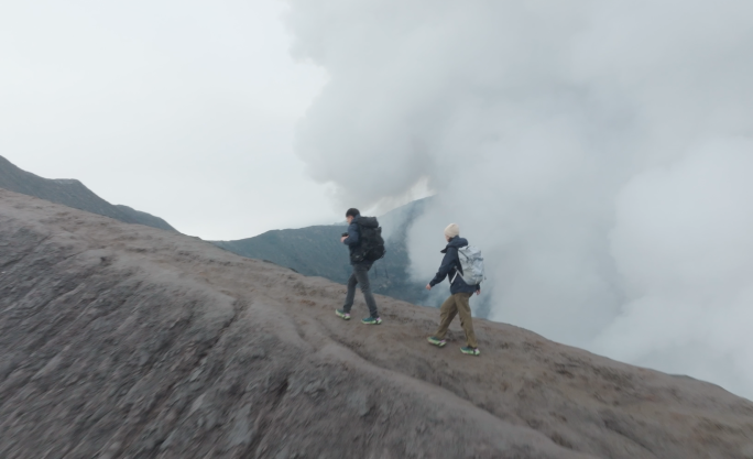 爬山风景