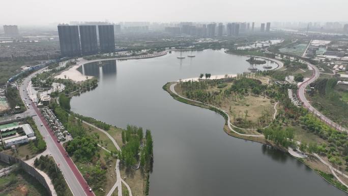 生态城市西咸新区沣东沣河生态公园