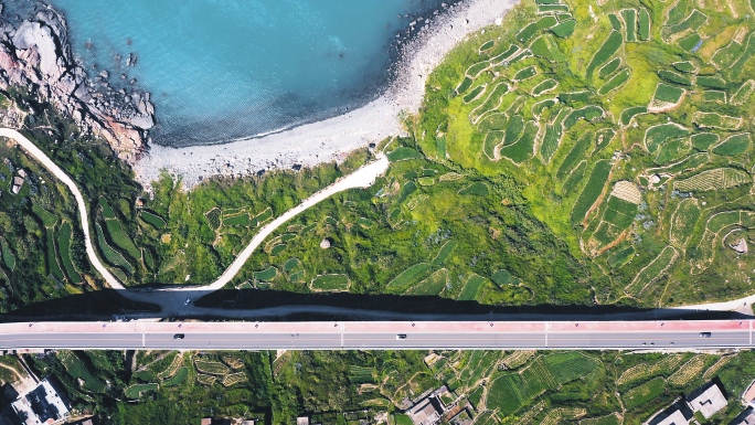 【4K】航拍福建平潭沿海公路