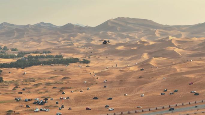 内蒙古阿拉善越野英雄会模型主题公园沙漠