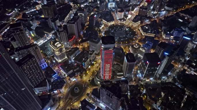 大连市中山区夜景 4K