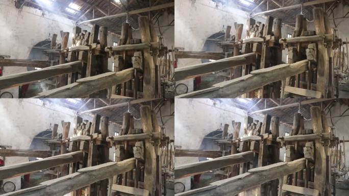 古法榨油 榨油机