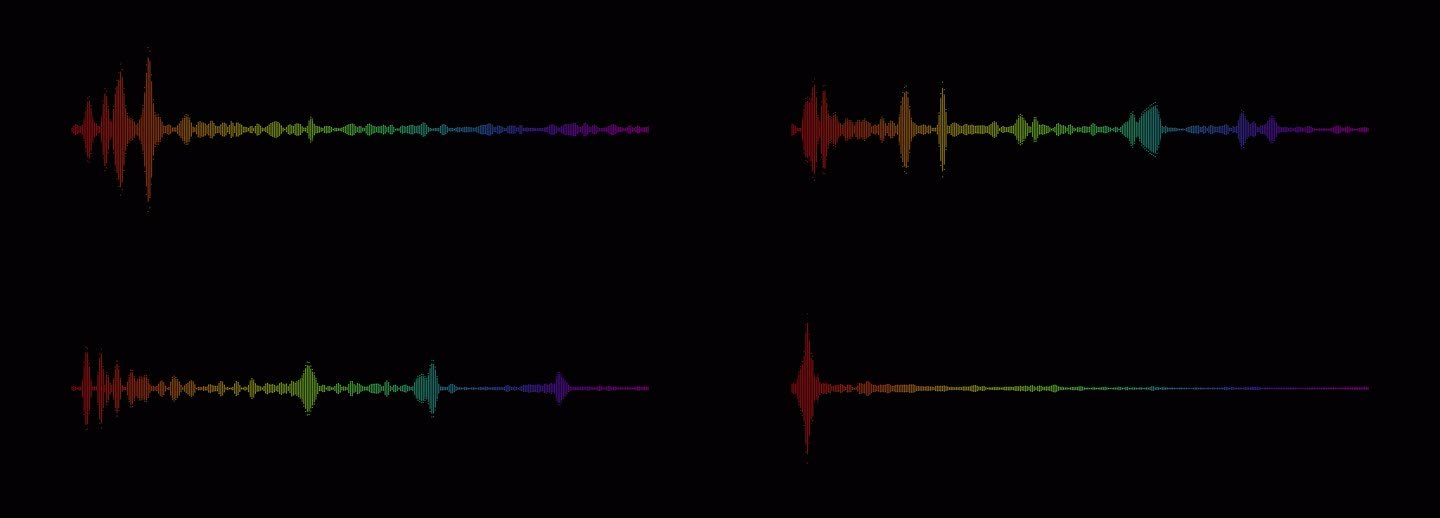 6K音频可视化声波波纹