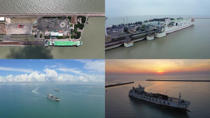 跨海铁路轮渡4K