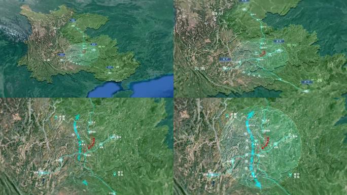AE地图黔西毕水兴经济带纳晴高速公路网