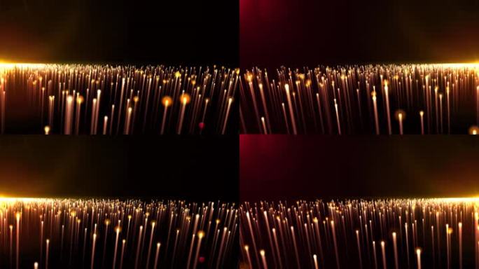 LED大屏光线粒子动画视频