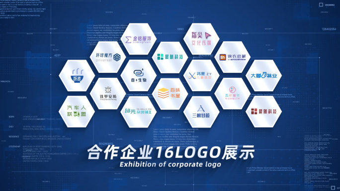 （16）企业合作商标logo群展示