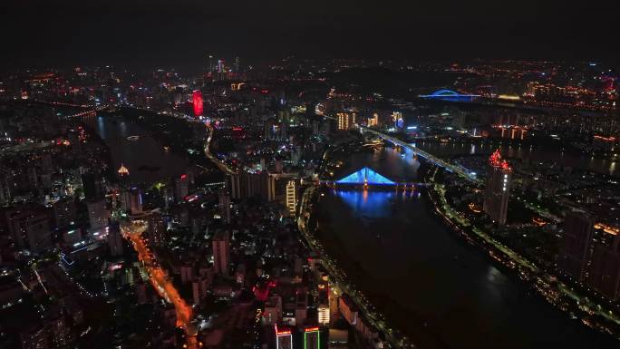 南宁桥梁夜景