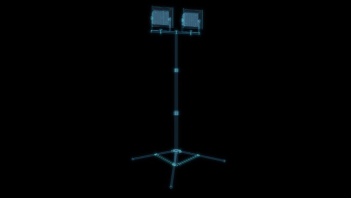 LED灯实验室器材 试验仪器科幻透明网格