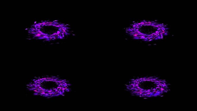 螺旋紫色邪恶能量游戏特效AE制作文件