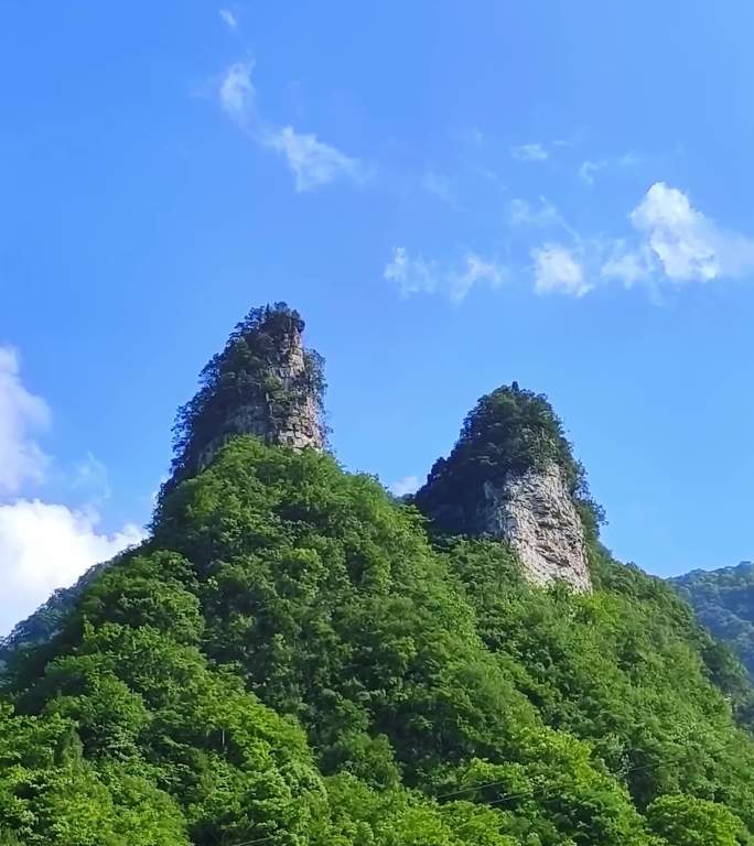 贵州遵义绥阳九道门景区山峰延时摄影