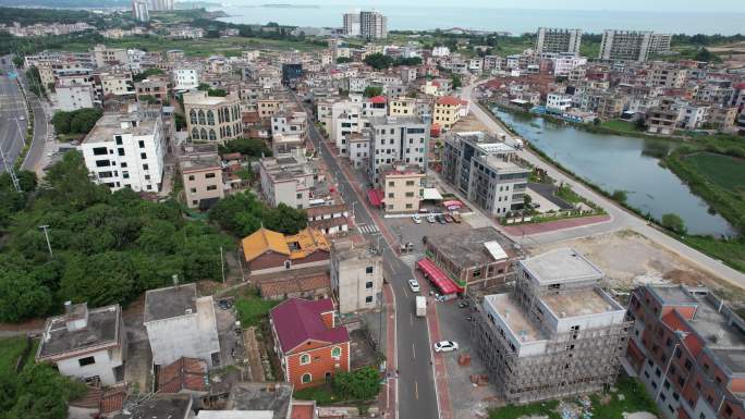 漳州市龙海区白塘村白塘湾航拍