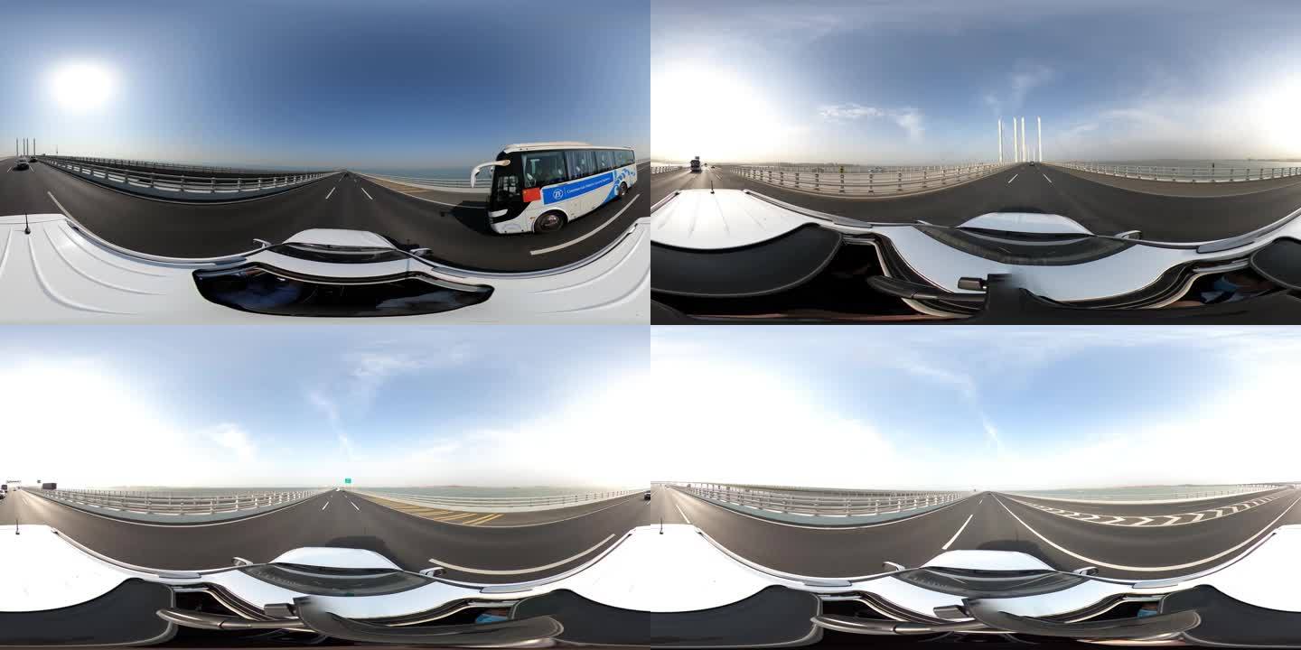 胶州湾跨海大桥全景VR视频