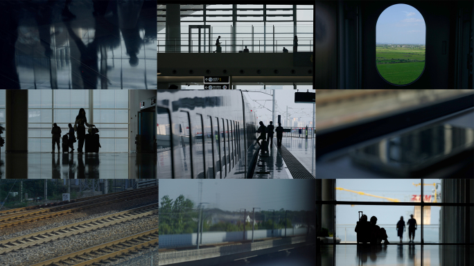 【超长合集】人生旅途车窗风景回家站台车站