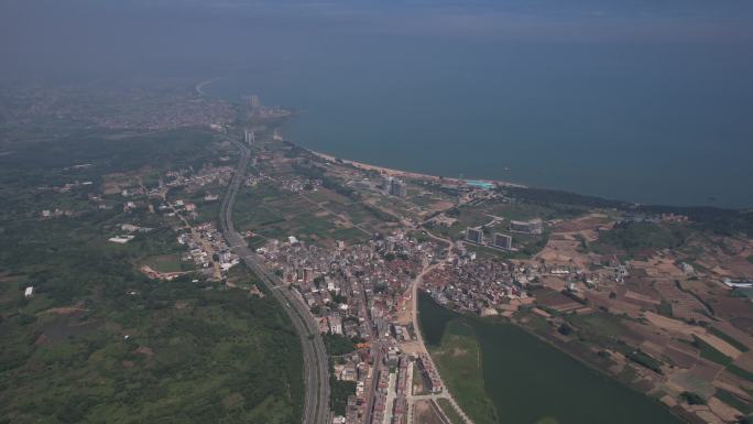 漳州市龙海区白塘村白塘湾航拍